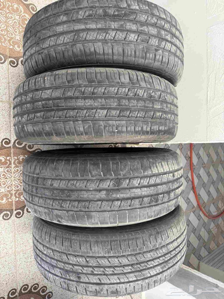 كفرات قياس 245 60 18 نص عمر بحاله جيده ولا رقعه صناعه تايلند64422680722306110