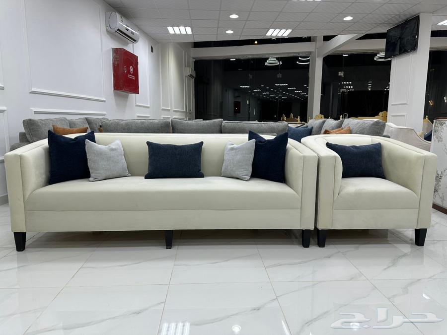 طقم كنب جديد 11 شخص ثلاث قطع ثلاثية وقطعتين مفرد يغطي 4 5متر64264096386051111