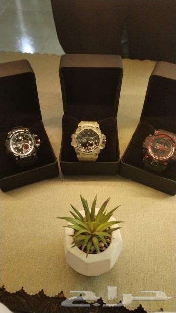 ساعات G-SHOCK رجالية  تصميم روعة   ضد الماء   مع علبة64256924686721110