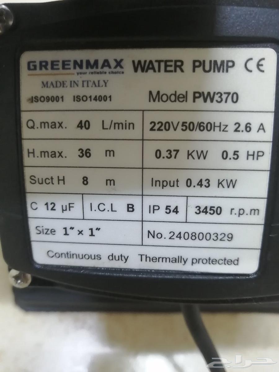 ماتور رفع مياه إيطالي نص حصان مع المضخه استعمال خفيف64432278118145112