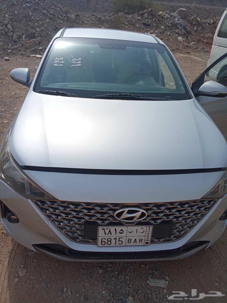 Hyundai Accent for sale, automatic transmission, model 2022, car from agency64433806454913110