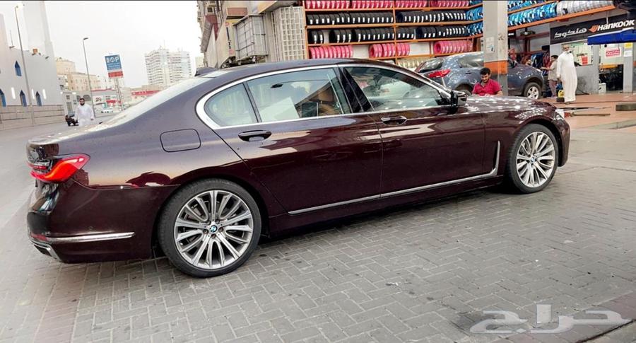 جنوط BMW 740 2020 الشكل الفل مع كفرات نظيفه64431467195649111