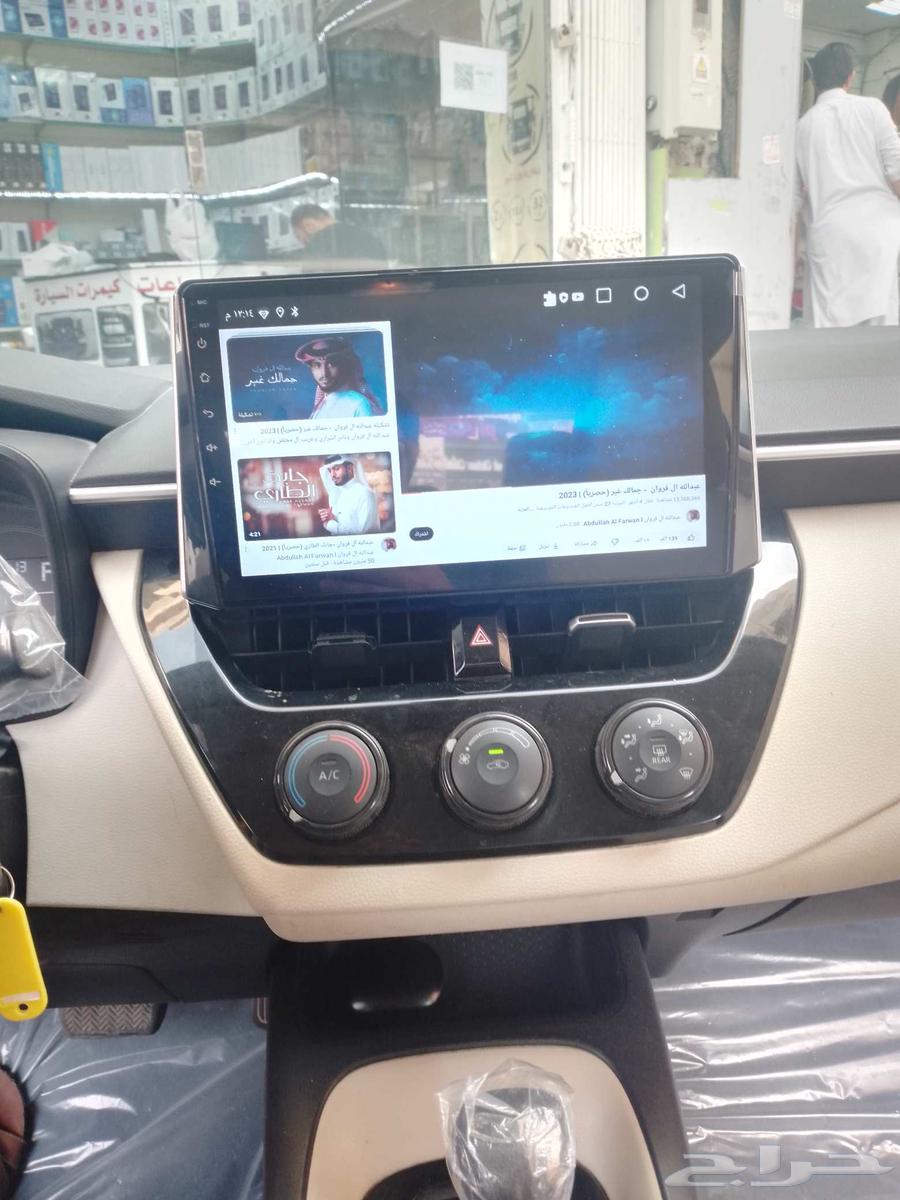 شاشه كورلا مديل 2022 بنظام الاندرويد والكاربلاي بحدث المواصف64431937657090111