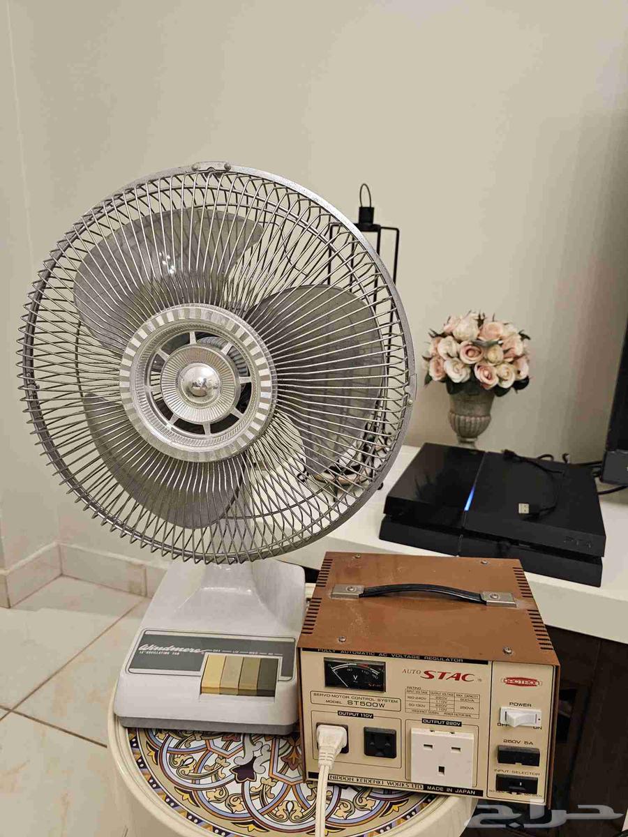 Old fan with 500-watt power converter64441952066178111
