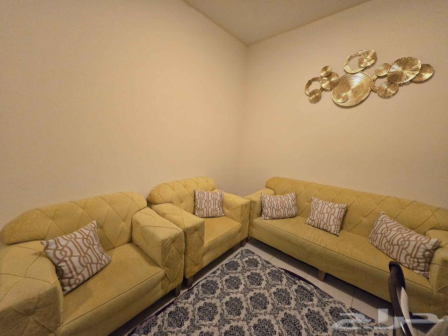 مجموعة أرائك صفراء بـ 7 مقاعد64302160279169111