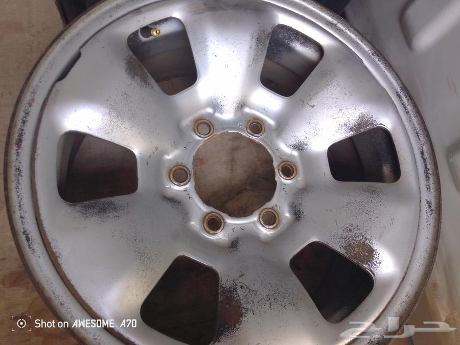 جنوط حديد مقاس 17  تركب على برادو.. فورتشنر.اونيت دبل64473149391107110