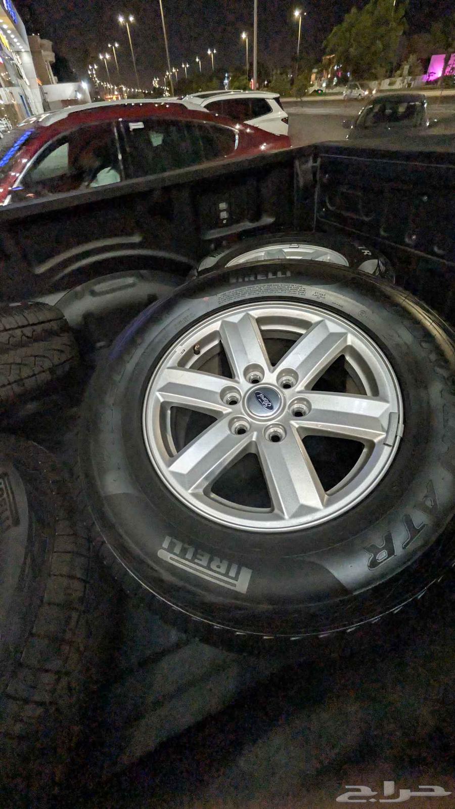 كفرات مع جنوط فورد f150 2025 جديده64477060513539111