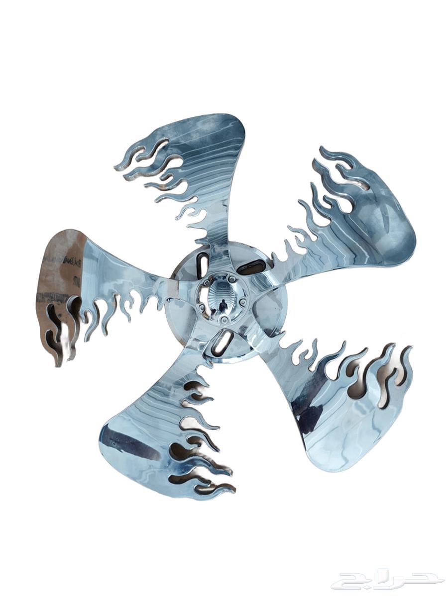 طقم غطاء جنط دوار نيكل كروم مقاس 2064478114725890110