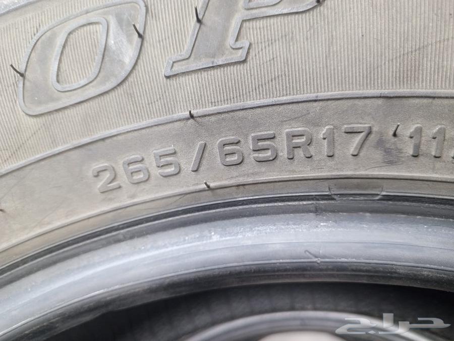 4 كفرات دنلوب ياباني مقاس 265 65 1764477506666883111