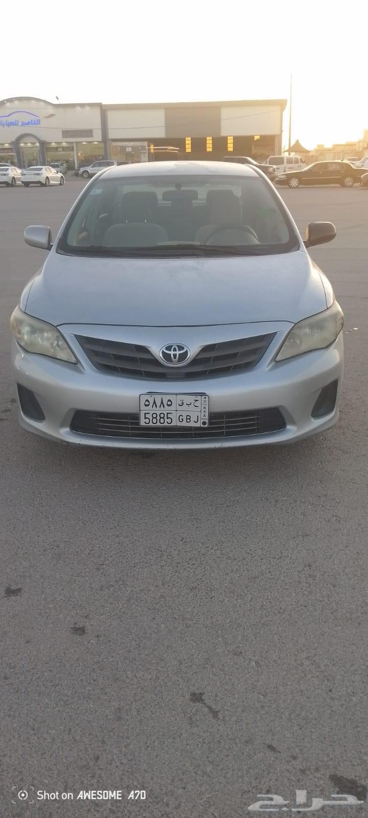 كورلا 2013 نظيف64478608375298110