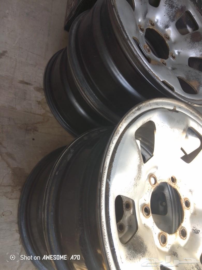 جنوط حديد مقاس 17  تركب على برادو.. فورتشنر.اونيت دبل64473149391107111