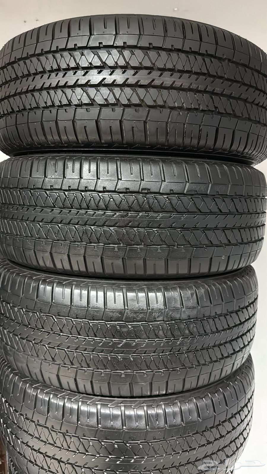 4 كفرات بريجستون ياباني 275 60 20 نظيفه شرط64481845312258110