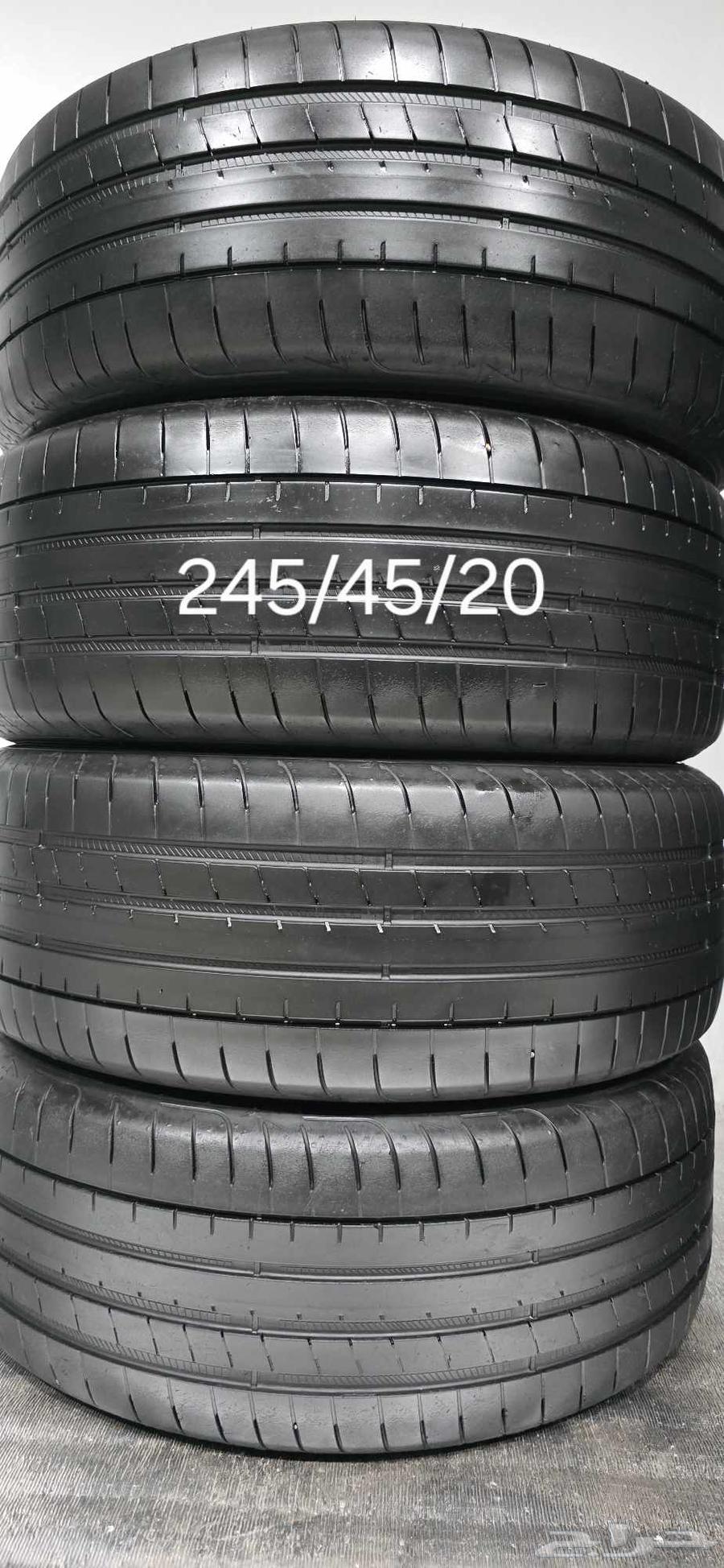 Clean Tire Sets Available in Various Sizes Under Description64467480537217112