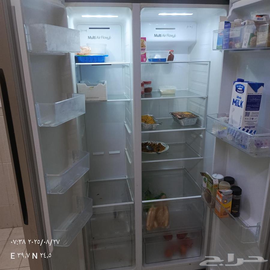 Used double-door refrigerator with top cooling 6 months with 3 window air conditioners 18 br63617219862146111