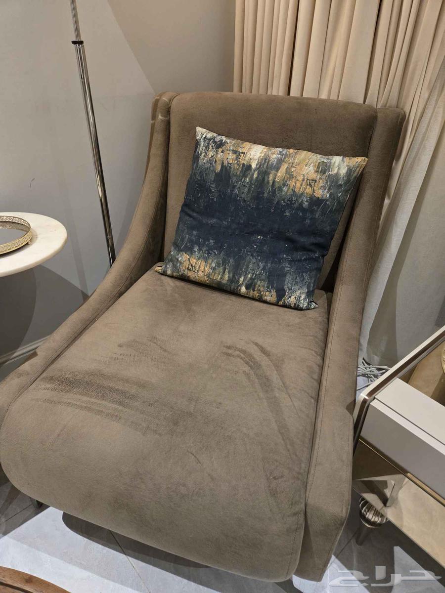 Eidezaben recliner sofa, solid wood serving table, modern model64341901215875110