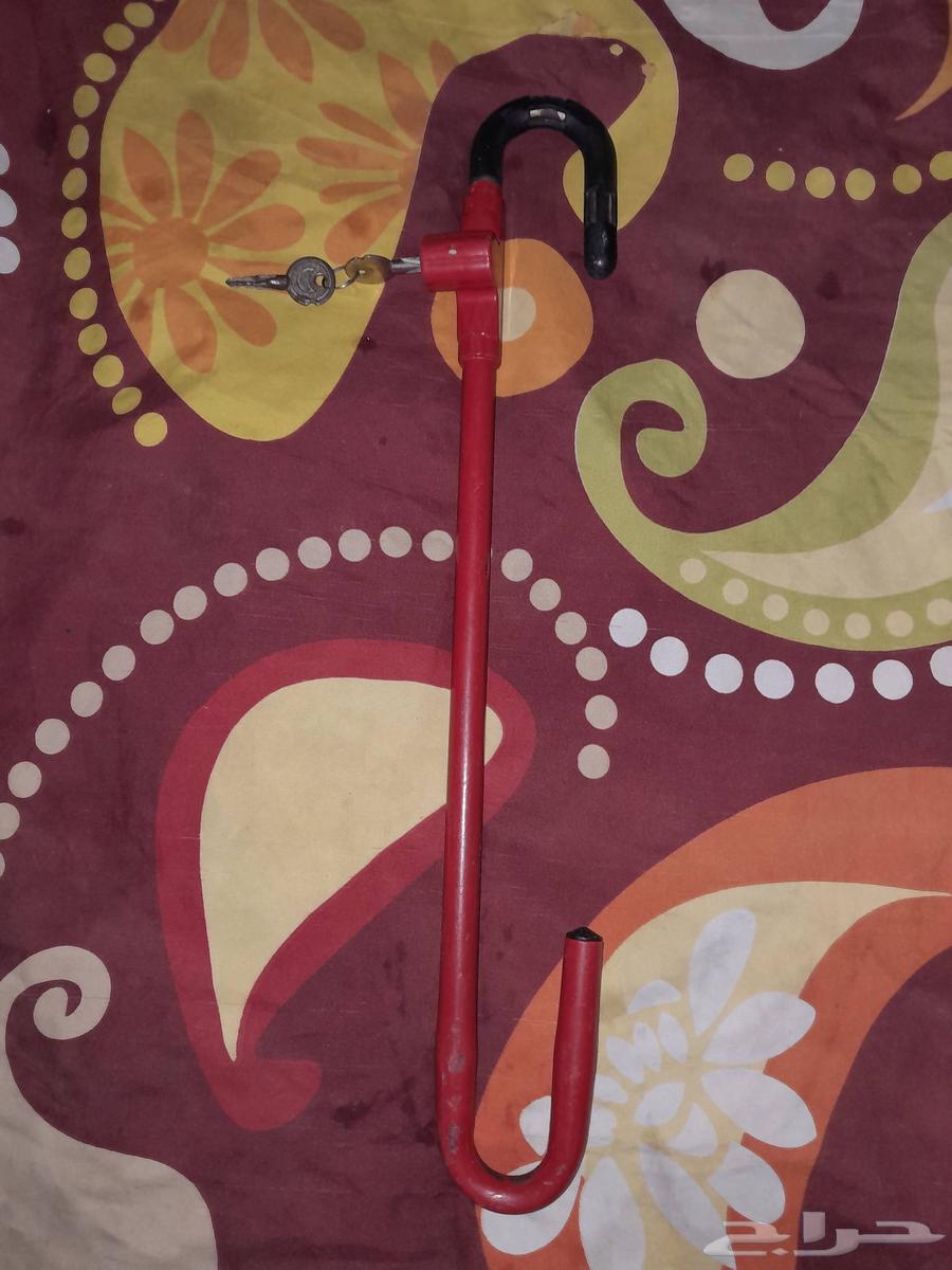 قفل دركسون احمر قوي. 2 مفتاح. مستخدم نظيف.64480208303363110