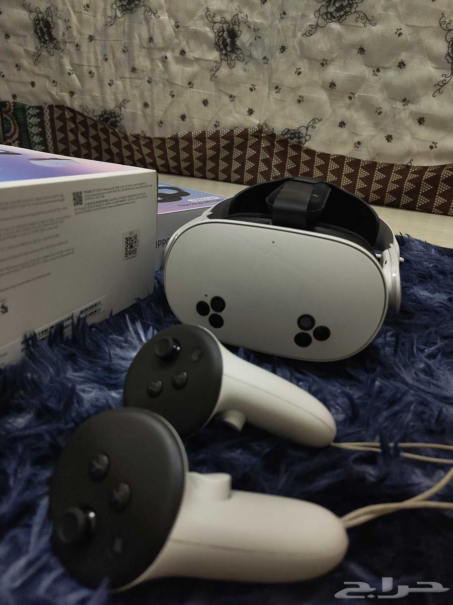 Meta Quest 3S مع حزام Elite بحالة جديدة تقريبًا64342441891714112