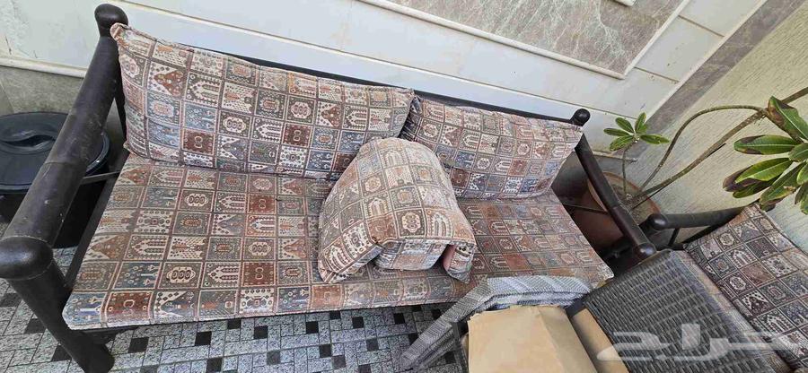 كراسي حديد وطاولات جلسة خارجية64346310193667110