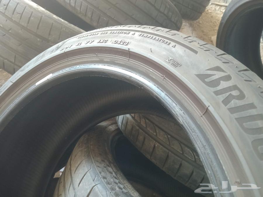 طقم كفرات برجستون يباني مقاس 18 45 235 تاريخ 202364487022210177111