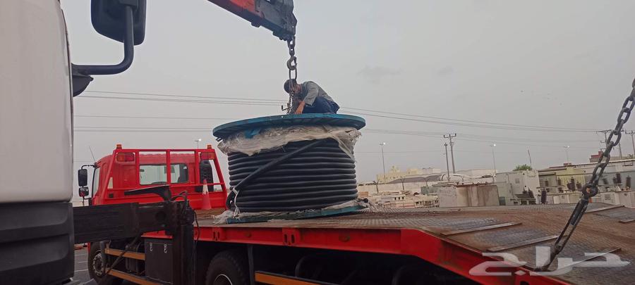 Jeddah Transport Flatbed Crane Winch Inside Outside Daily Monthly Trip63617194761218110