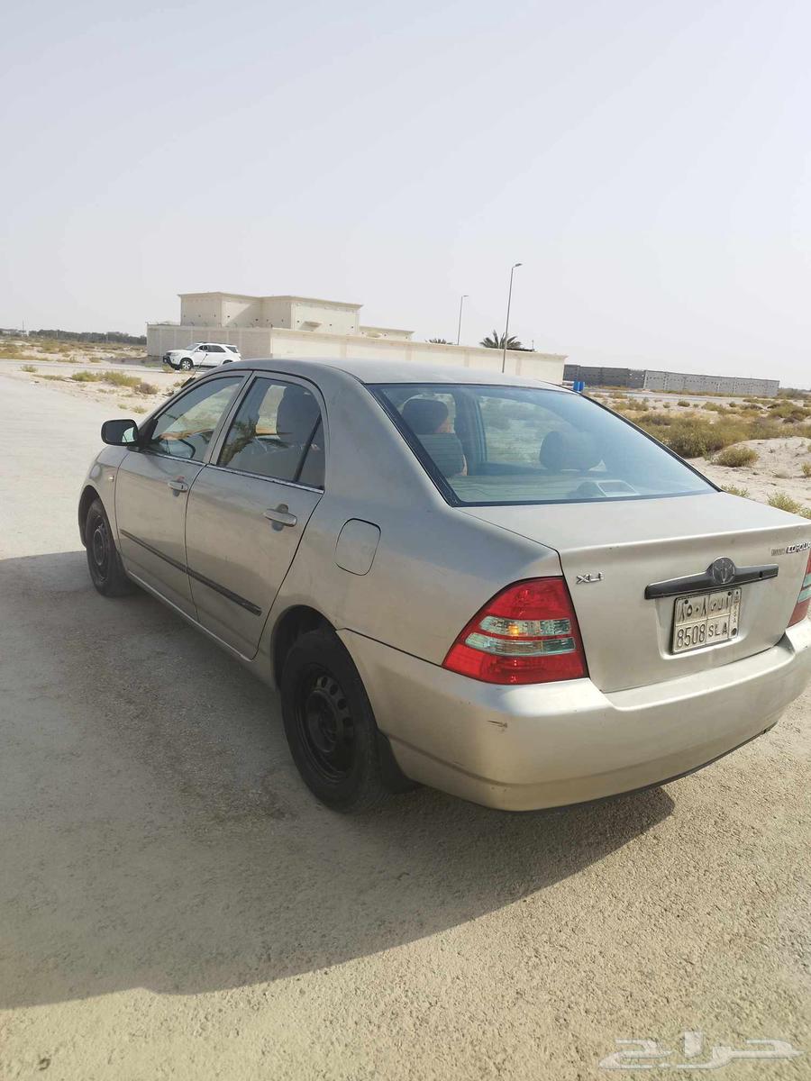 اللبيع كورولا موديل 2003 قير عادي ممتاز64491700390787110