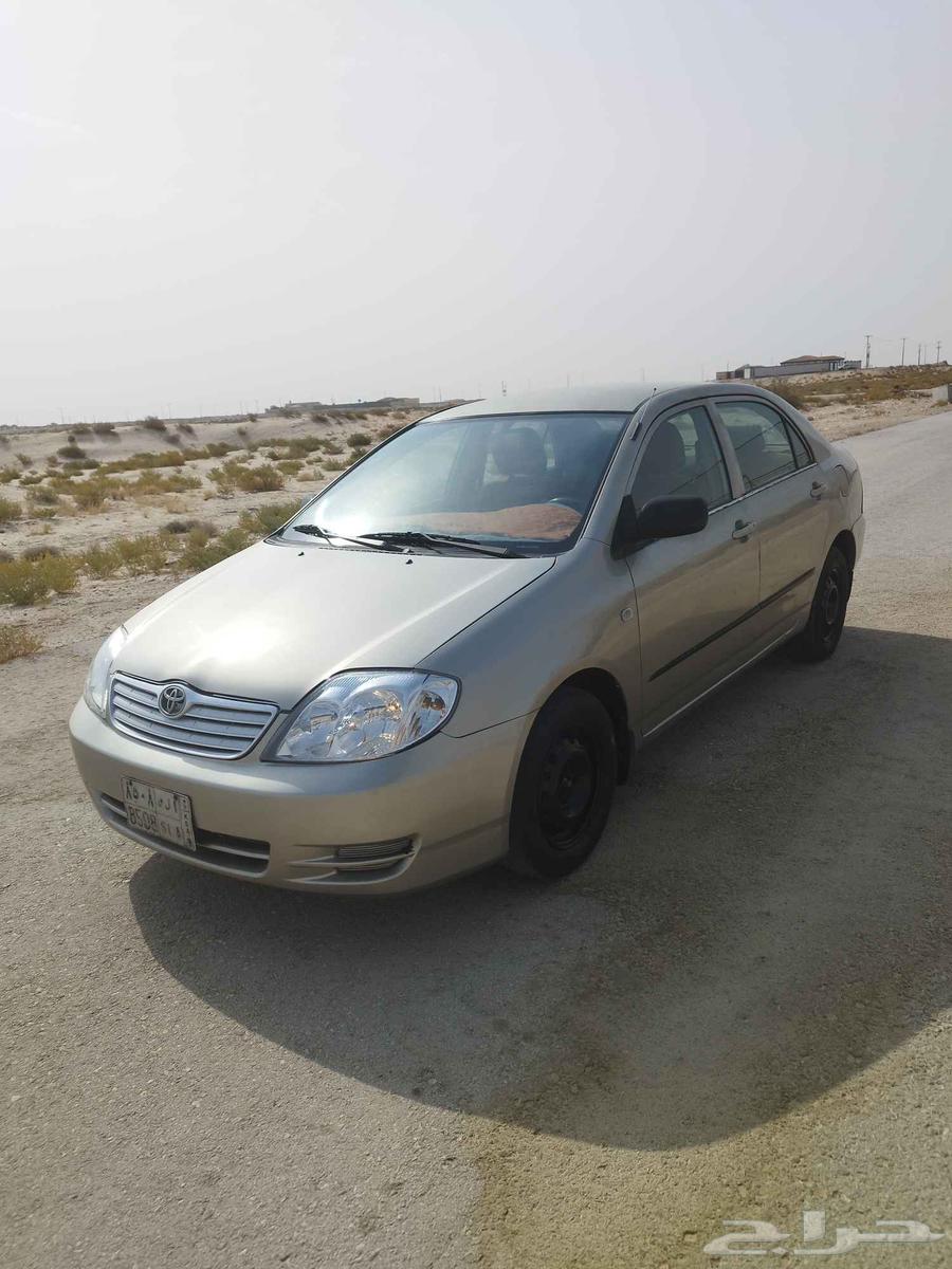 اللبيع كورولا موديل 2003 قير عادي ممتاز64491700390787113
