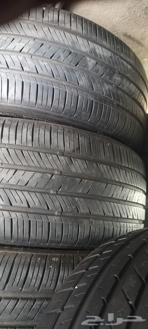 طقم كفرات شبه جديد يركب على دوج ومرسديس وغيرها64498591141378111