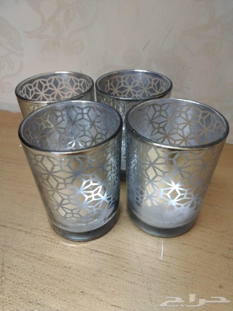 فناجيل وسكاكين فرشة تنظيف وسلات كاسات شمع صحون شمعدانات لد64358337805315114