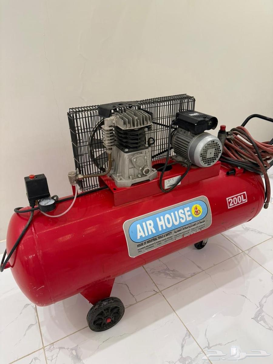 كمبريسور هواء 200 لتر استخدام قليل جدا للبيع64494618509825111