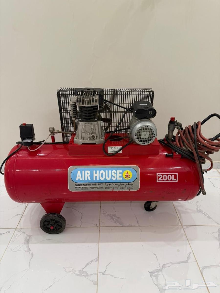 كمبريسور هواء 200 لتر استخدام قليل جدا للبيع64494618509825110