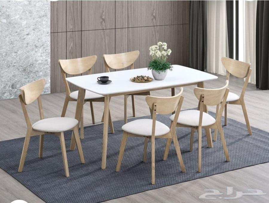 طاولة طعام للبيع مع 6 مقاعد64368149220611110