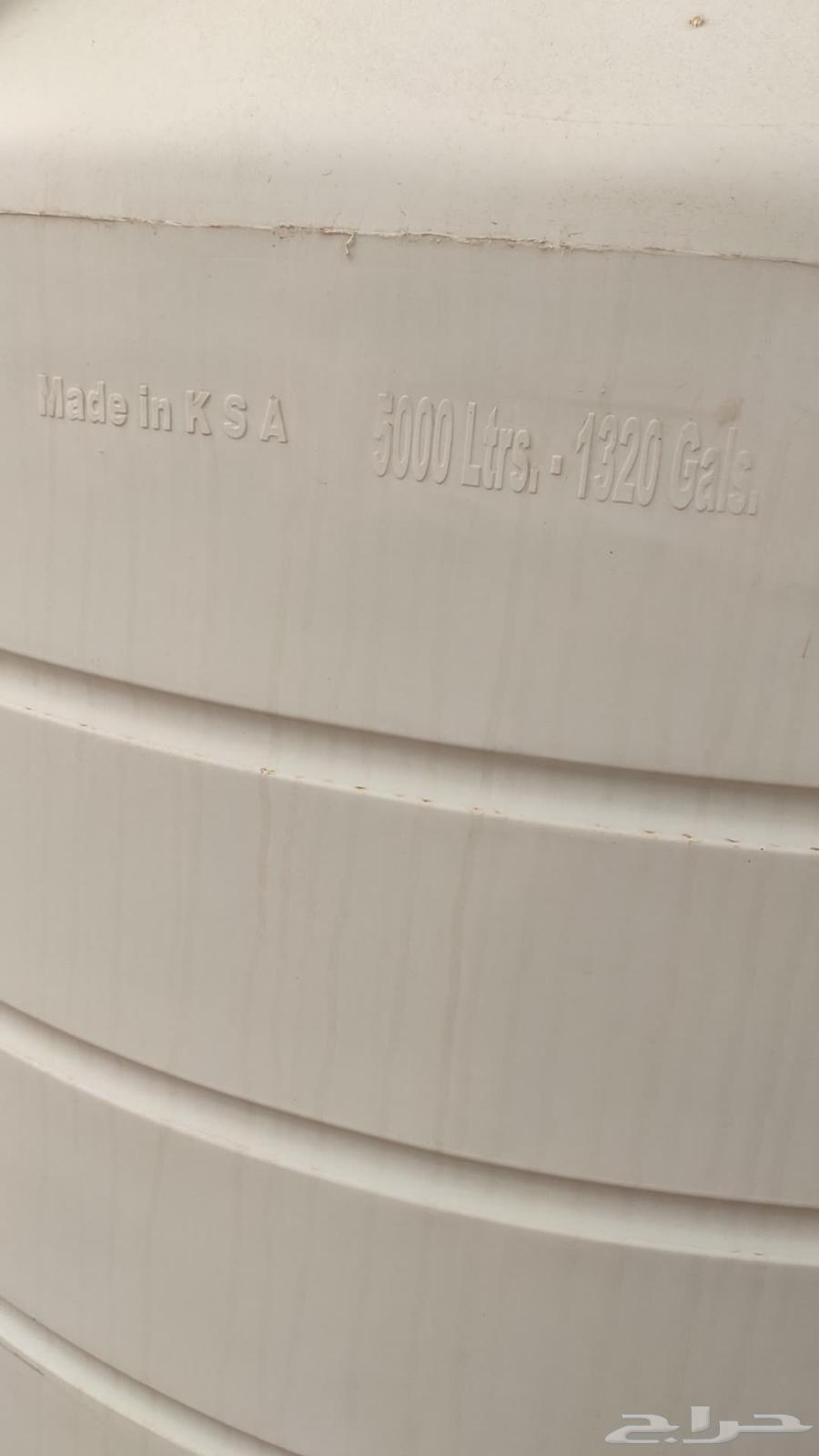 خزان الزامل 5000لتر للبيع نظيف ومافي أي عيوب فيه64374039107203111