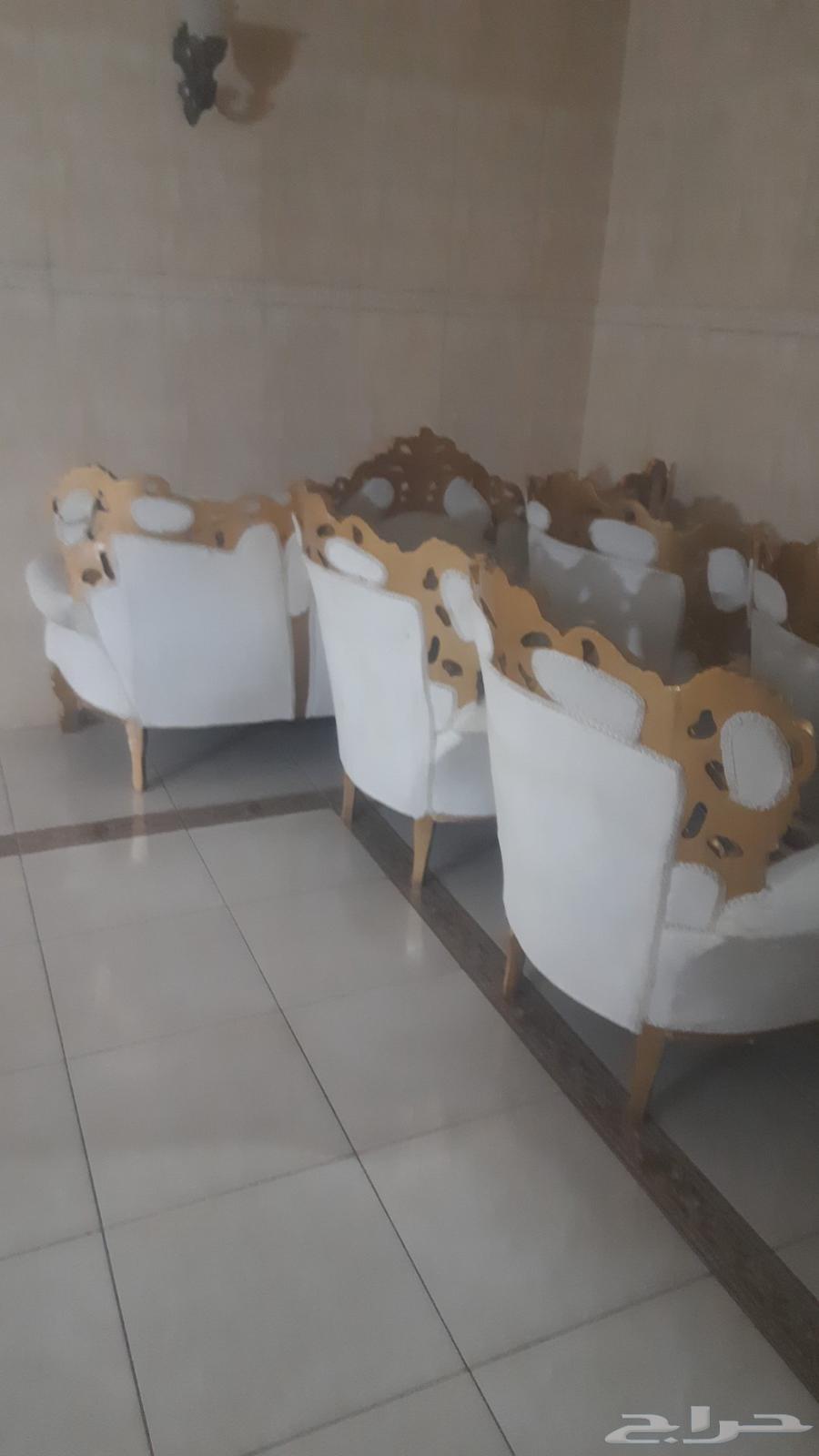 كراسي جلوس كنبه 3 أشخاص و 4 كراسي مفردة64375289124993114