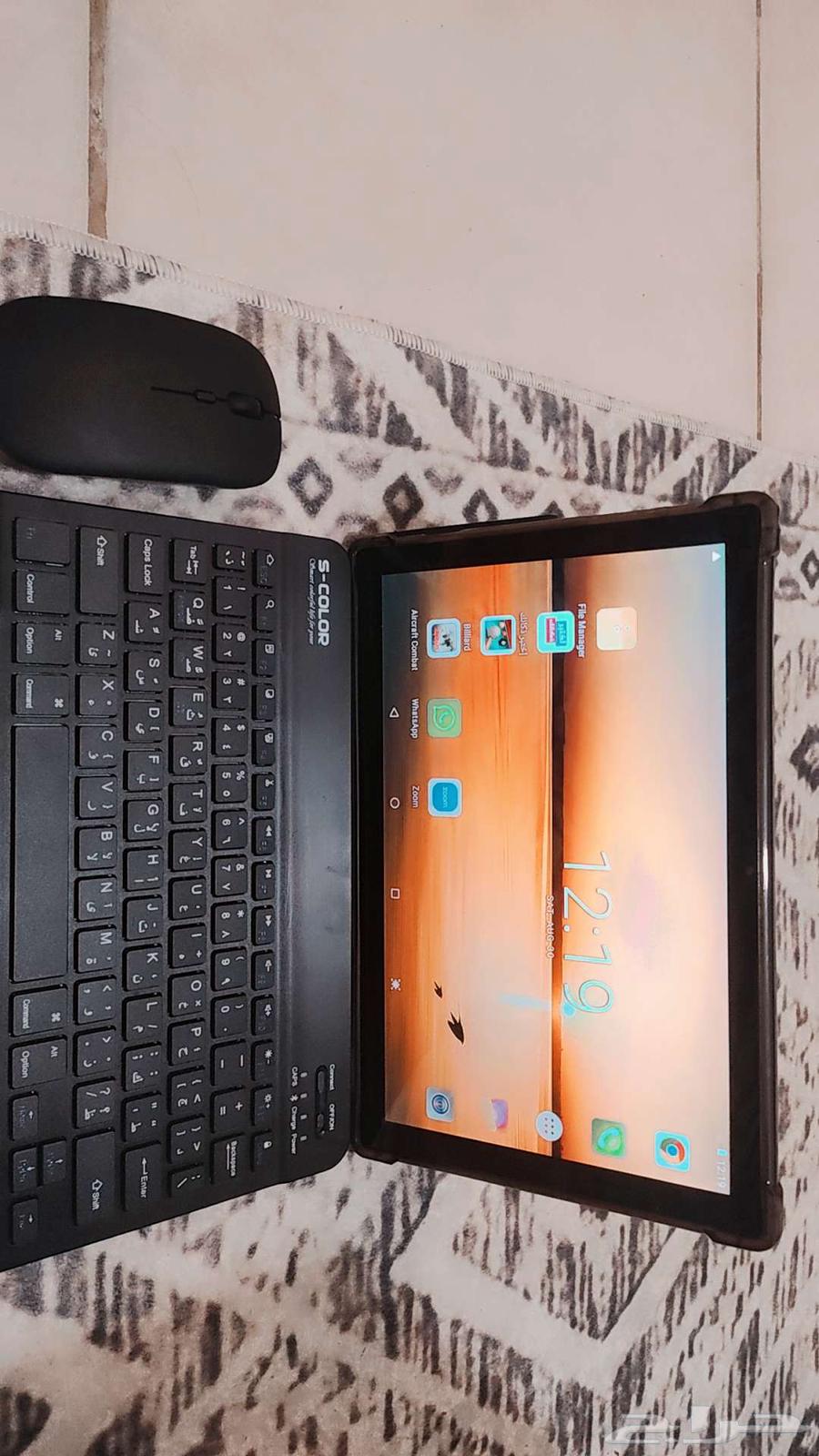 تابلت ممتاز بحالة الجديد استخدام شهر مع كيبورد وماوس64376705494145111