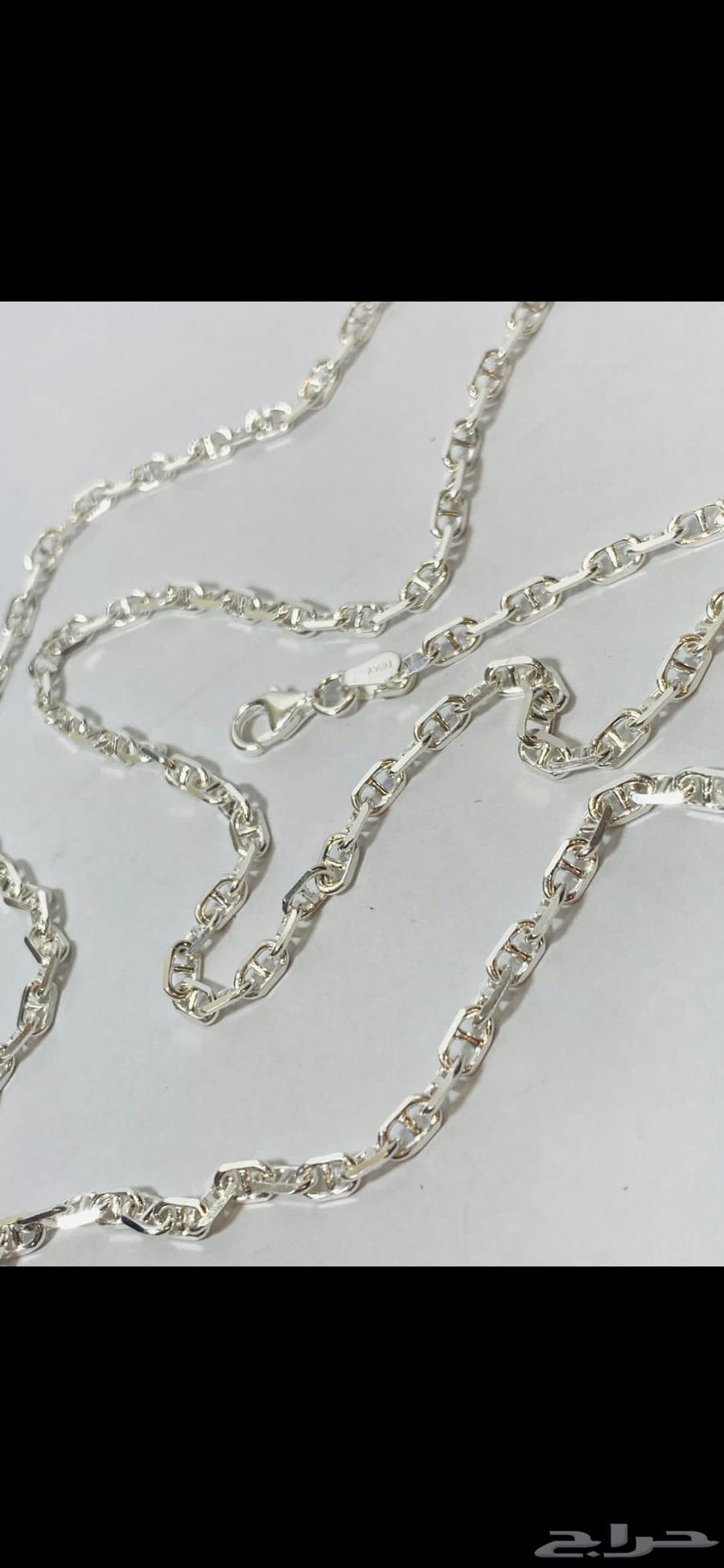 سلسال فضة اصلي إيطالي جديد64373209465602114