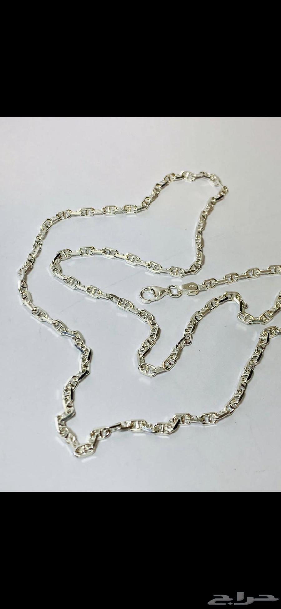 سلسال فضة اصلي إيطالي جديد64373209465602111