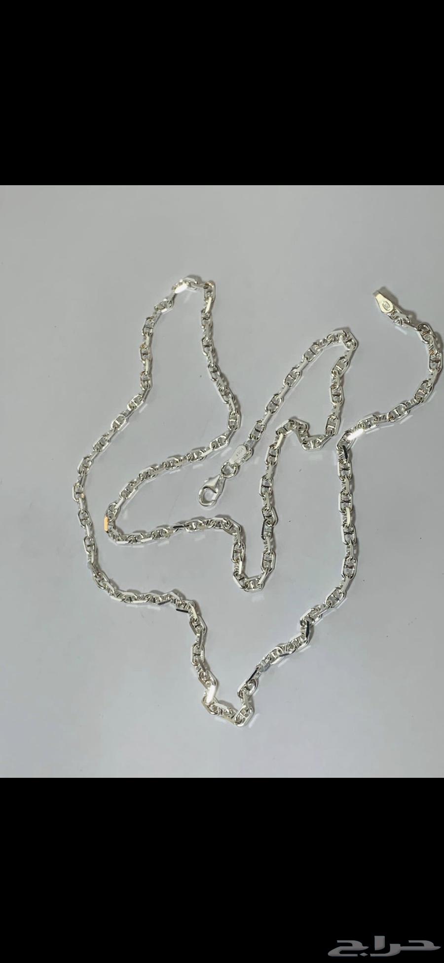 سلسال فضة اصلي إيطالي جديد64373209465602112