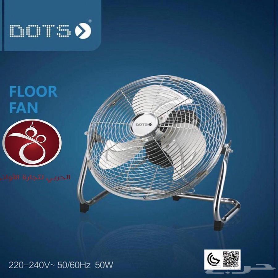 مروحة كهربائية ارضيه دوتس 45 سم 3 سرعات - فضي مروحة كهربائية64376050289666113