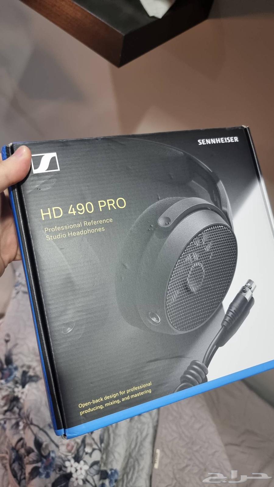 سماعة سنهايزر HD490 مع مايك ومضخم64366702983810112