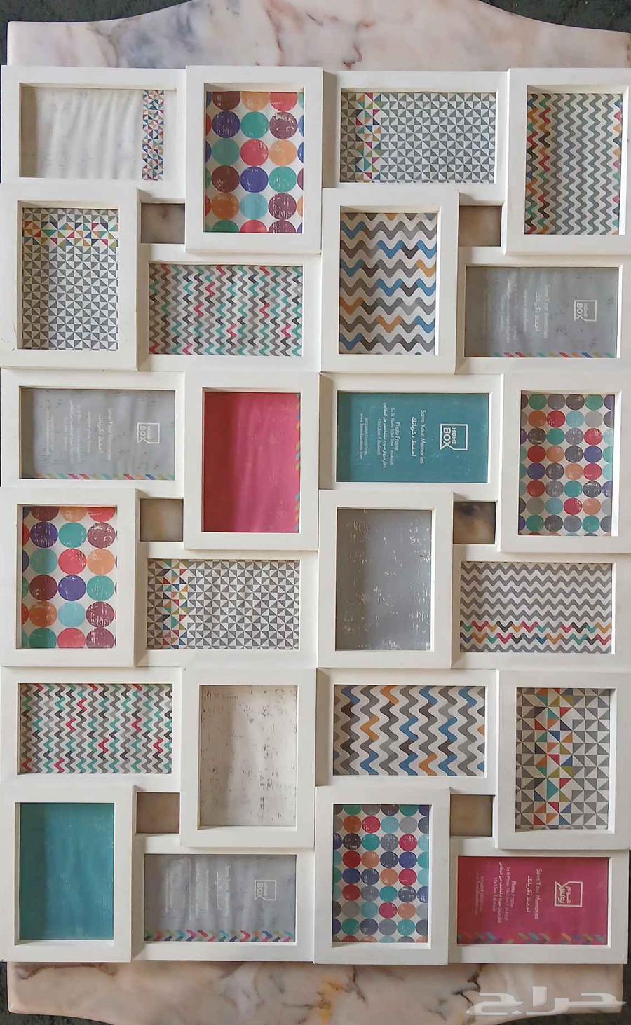 برواز صور كبير من هوم بوكس ومرايات خشبيه جديده64377108546049110