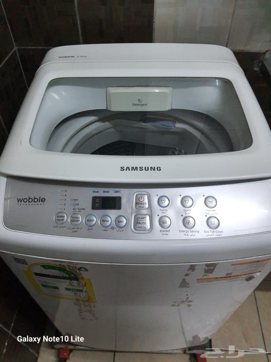 للبيع غسالة سامسونج فوق اتوماتيك 5 كيلو وثلاجة64374200948227110