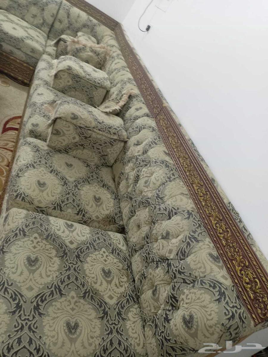 كنب مستعمل نضيف خمس كنب وزاويه64372317172482111