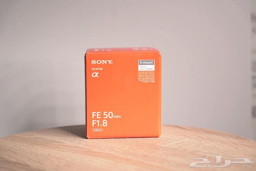 عدسة سوني 50m وفتحة 1.8 شبة جديدة Sony lens64368820707201114