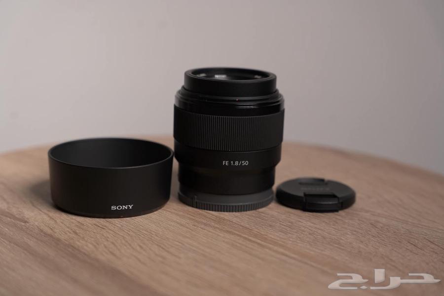عدسة سوني 50m وفتحة 1.8 شبة جديدة Sony lens64368820707201111