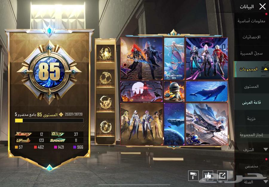 للبيع حساب ببجي اسطوري64371278072705112