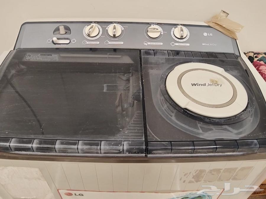 غسالة ال جي 9 5 كيلو نصف اوتوماتيك للبيع64375096846851114