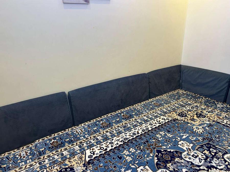 Clean 11-person sofa for sale with 2x3 carpet, and 4x4 floor council with carpet64369937520259113