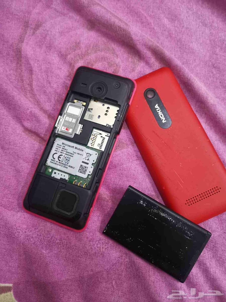 نوكيا 206 هندي أصلي بحاله فوق الممتازه64367084977283113