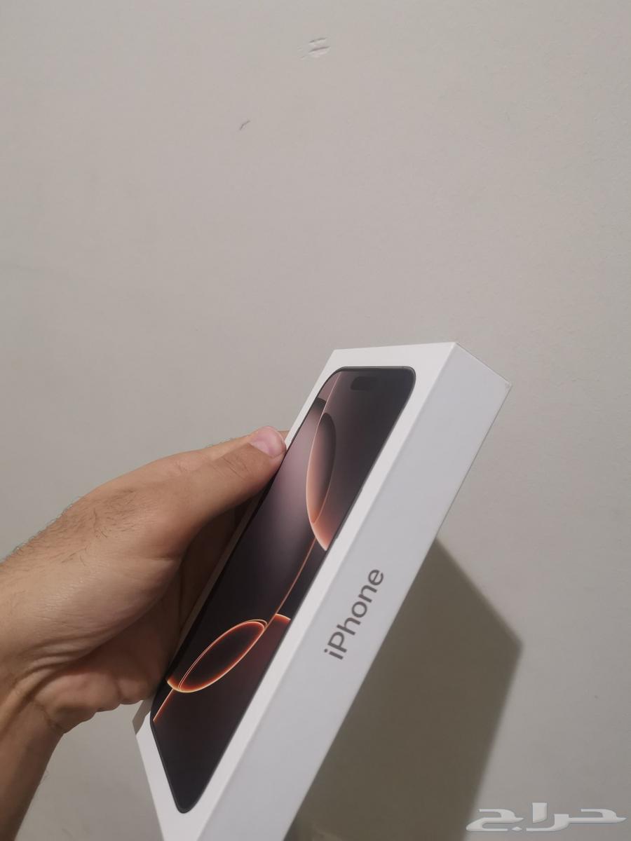 IPhone 16 Pro max 256 GB Desert titanium with box, never opened64376884977538110