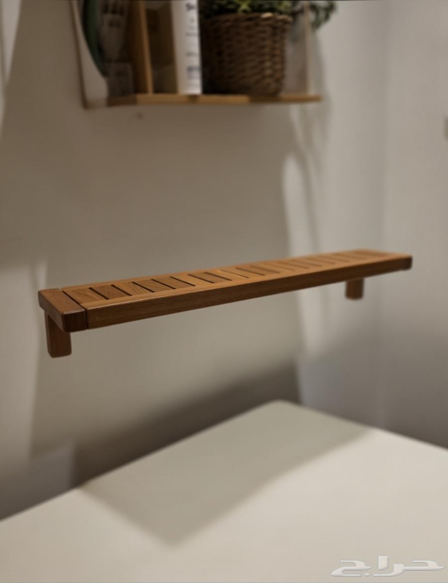 رف ايكيا خشب طبيعي64362981347971112